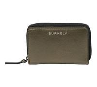 Burkely Leather Wallet Creased Crystal Double Flap Wallet Gun Metal Taupe