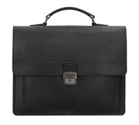Burkely Vintage Briefcase Genuine Leather 38 cm black