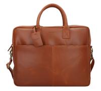 Burkely Vintage Briefcase Genuine Leather 44 cm Laptop compartment brown