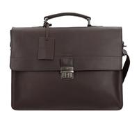 Burkely Vintage Dean briefcase leather 38 cm brown