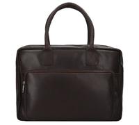 Burkely Vintage Mitch briefcase leather 39 cm laptop compartment brown