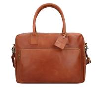 Burkely Vintage Mitch briefcase leather 39 cm laptop compartment brown