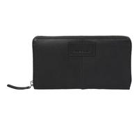Burkely Women's Soft Skylar Large Zip Around Wallet, Black, 11x20x2
