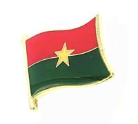 Burkina Faso Metal Country Flag Pin Badge