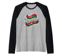 Burkina Faso National Flag Country Pride Raglan Baseball Tee