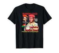 Burkina Faso - Thomas Sankara - Ibrahim Traore T-Shirt, Men, Black, Large