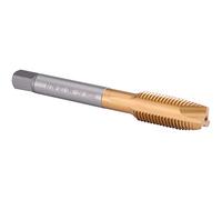Burkit 7/16"-20 UNF Spiral Point Tap, HSS Titanium Coating Spiral Point Plug Threading Tap 7/16 x 20 UNF