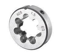 Burkit Metric M28 X 1.5 Round Threading Die, M28 x 1.5 Machine Thread Die Right Hand