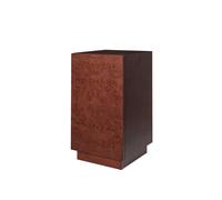 Burl Side Table Dark Stained Burl