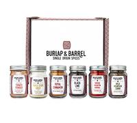 Burlap & Barrel | 6-Pack Spice Gift Set | As Seen On Shark Tank! | 6 Of Our Favorite Spices Selected For The Curious Cook | Seasoning, Spice, Seasonings And Spices For Cooking | 6 Full Size Jars