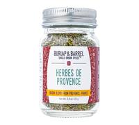 Burlap & Barrel Herbes de Provence - As Seen on Shark Tank! - Iconic herb blend grown and blended in Provence, France - Herbes de Provence Seasoning 0.8 oz Glass Jar