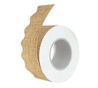 Burlap Bulletin Border Trim Back-to-School Decorations Scalloped Board Borders Birthday Stickers Burlap Border Trim Sticker Scalloped Bulletin Borders Classroom Decoration