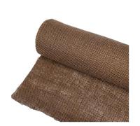 Burlap Fabric roll 48cm*3yard Natural Jute Roll Burlap Linen Fabric for DIY Hand Work Sewing Craft Pillow and Bag Tablecloth Home Decoration for Crafting(Coffee)