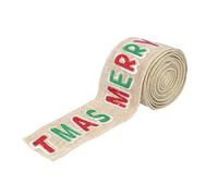 Burlap Fabric roll Burlap Ribbon Roll Xmas Tree Twine Streamer Car Truck Red Plaid Tape for Wrapping DIY Bow Craft for Crafting(Y02)
