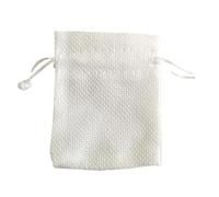 Burlap Hessian Bags, Hessian Bags 100pcs Vintage Natural Burlap Gift Bag Linen Jute Drawstring Bag Jewelry Packing Pouches Party Gift Bags(White,1 count (Pack of 1))
