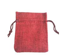 Burlap Hessian Bags, Hessian Bags 100pcs Vintage Natural Burlap Gift Bag Linen Jute Drawstring Bag Jewelry Packing Pouches Party Gift Bags(Red wine,1 count (Pack of 1)1)