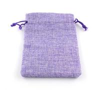 Burlap Hessian Bags, Hessian Bags 50pcs Burlap Packing Pouches Drawstring Bags Fit use for Jewelry Display Packing Gift Bags 13.5x9.5cm(DarkRed)