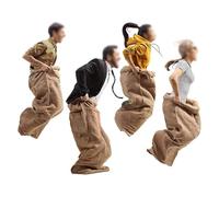 Burlap Potato Sack - Durable Jumping Game Bag | Lawn Carnival Prop | Heavy Burlap Sack for Outdoor Party Games | Classic Racing Activity Bag for Picnic Birthday | Reusable Event Supplies for BBQ Hallo