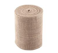 Burlap Ribbon, 10M Woven Rustic Hessian Jute Burlap Fabric Ribbon Table Runner Wedding Decor(15cm)