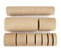 Burlap Ribbon, Jute Burlap Ribbons, Hessian Roll 10 Meter, Widths 2-48cm(10cm)