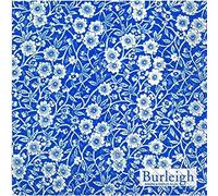 Burleigh 20 Paper Cocktail Napkins- Calico (Blue)