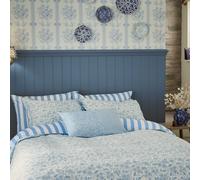 Burleigh x Bedeck of Belfast Arden Single Duvet Cover Set, Light Blue
