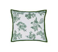 Burleigh x Bedeck of Belfast Hibiscus Cushion 50cm x 50cm, Green