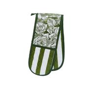 Burleigh x Bedeck of Belfast Hibiscus Double Oven Gloves, Green
