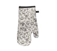 Burleigh x Bedeck of Belfast Regal Peacock Single Oven Glove, Charcoal/White