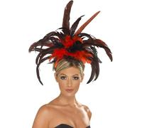 Smiffys 1920's Razzle Dazzle Burlesque Feather Headband Fancy Dress Accessory