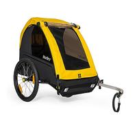 Burley Bee Two Seater Bike Trailer Golden Max 45 kg Boy Max 45 kg Black / Yellow