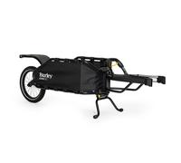 Burley Bike Trailer - Coho XC Cargo Trailer Detachable Travel Cart - Black