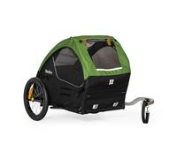 Burley Bike Trailer - Tail Wagon Bicycle Pet Trailer / Stroller - Green