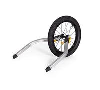 Burley Jogger Kit - 16” Fixed Front Wheel Running Conversion Kit for Burley Kids Trailers - Includes Mounting Arms, Wrist Tether & Tracking Adjustment