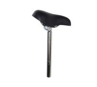 Burley Saddle and Seatpost, Silver, 27.2mm