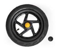 Burley Travoy Yellow Push Button Replacement Wheel & Tyre, Black, 12.5"