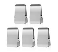 BURLIHOME Stainless Steel Chip Bag Clips,Large Heavy Duty Clip for Office Kitchen School,Great for Paper/Food/Photo,DIY Clamps for Record Text (5Pcs)-