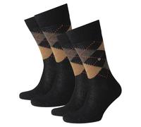 Burlington 2-Pack Men's Socks PRESTON - Diamond Pattern, 40-46 (2x 1 Pair)