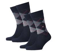 Burlington 2-Pack Men's Socks PRESTON - Diamond Pattern, 40-46 (2x 1 Pair)