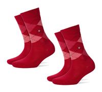 Burlington 2-Pack Women's Socks WHITBY - Ankle, Diamonds, 36-41 (2x 1 Pa...