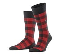 Burlington Buffalo Check Men Socks 40-46 Black