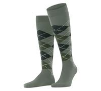 Burlington Edinburgh M Kh Long Patterned Wool Knee Socks 1 Pair Green Sage 7068 40-46, Green Sage 7068, 40-46
