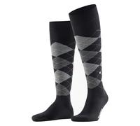 Burlington Men's Edinburgh Knee-High Socks Breathable Climate-Regulating Odour-Neutralising Wool Argyle Pattern Flat Seam For Pressure-Free Toes Warm ONE-SIZE-FITS-ALL gift idea 1 Pair