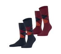 Burlington Everyday Argyle Men Socks 40-46 Blue