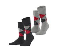 Burlington Everyday Argyle Men Socks 40-46 Grey