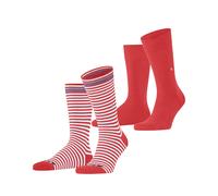 Burlington Everyday Stripe 2-Pack Men Socks 40-46 Red