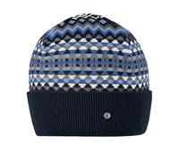 Burlington Fair Isle Unisex Beanie ONESIZE Blue