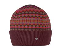 Burlington Fair Isle Unisex Beanie ONESIZE Red