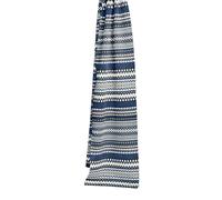 Burlington Fair Isle Unisex Scarf ONESIZE Blue