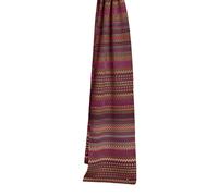 Burlington Fair Isle Unisex Scarf ONESIZE Red